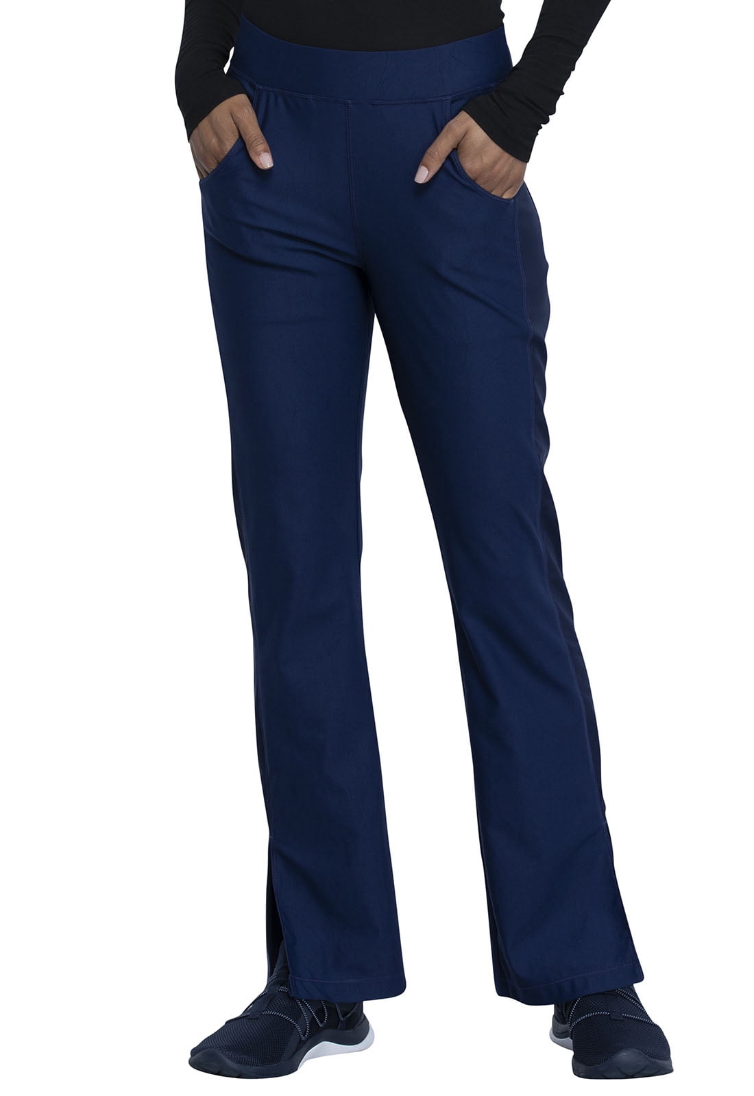 Cherokee Form Women's Scrubs Pant Mid Rise Moderate Flare Leg PullOn