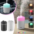 thumbnail image 1 of Fiudx Humidificador Usb, Función de Vapor Frío Silencioso, Efecto de Luz de Colores, Diseño Mini Portátil, Fácil de Limpiar, Ideal para Dormitorio, Oficina, Viajes, Capacidad de 300 Ml, Tamaño de 13, 1 of 7