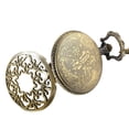 thumbnail image 3 of VIGOROSO Vintage Pocket Watch for Men Women Exquisite Vine Carving Quartz Fob Watches with Chain, 3 of 9