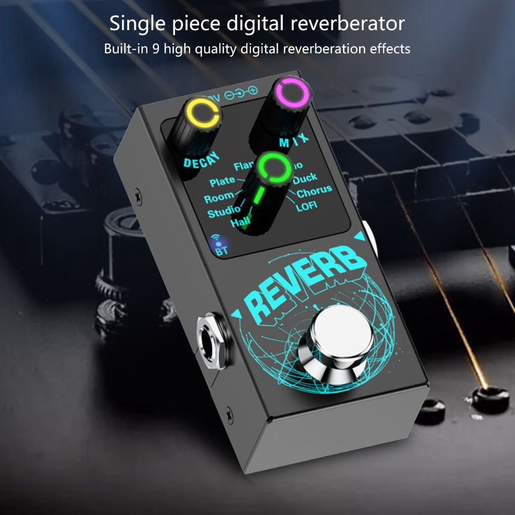Guitar Reverbs Effector Single Block Effector Digital Reverbs Effects Pedal