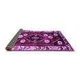 thumbnail image 2 of Ahgly Company Indoor Square Persian Purple Traditional Area Rugs, 5' Square, 2 of 4