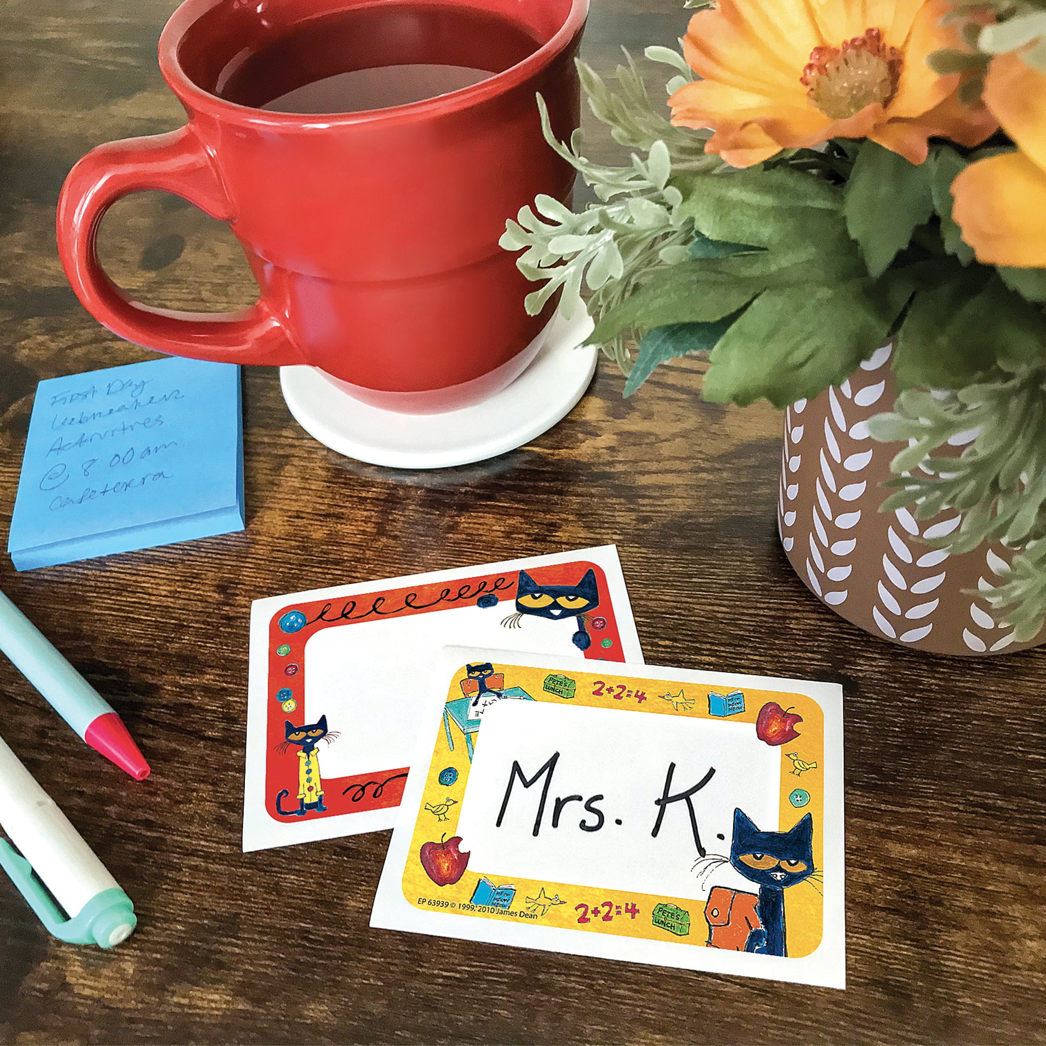 Edupress Pete the Cat Name Tags/ Labels, 36 Per Pack, 6 Packs