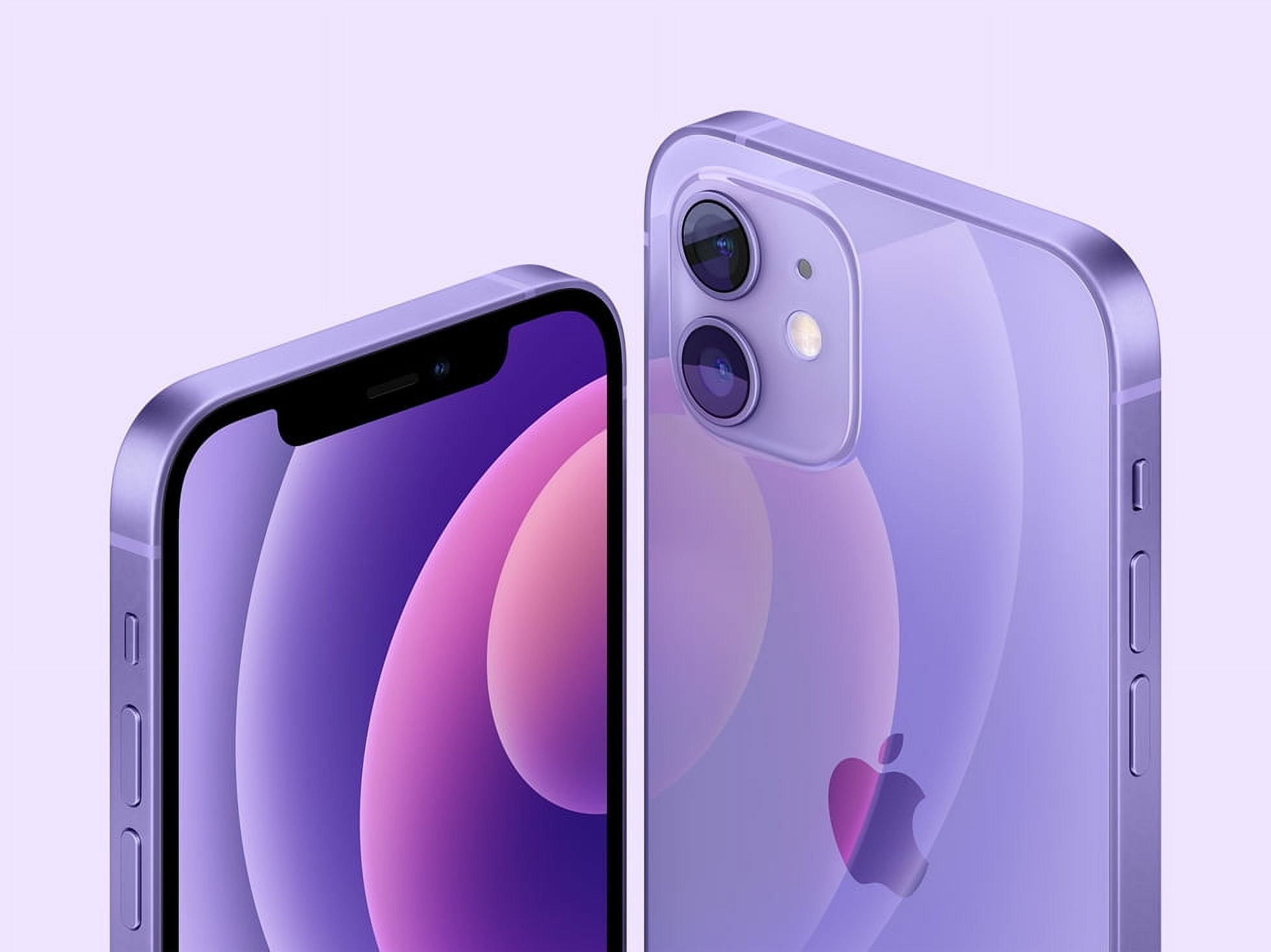 Restored Apple iPhone 12 - Straight Talk / Tracfone- 64 GB Purple