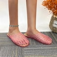 thumbnail image 7 of GJPBGK Women’s Comfortable Slip-On Jelly Sandals - Breathable Mesh PVC Flat Slippers, Closed-Toe Non-Slip Beach Shoes for Summer, Lightweight for Outdoor Travel & Casual Wear, 7 of 7