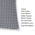 thumbnail image 4 of Mainstays Waffle Knit Pillow, 18" x 18", Gray, 4 of 8