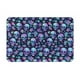 thumbnail image 1 of Balery Skull purple flower Felpudo de franela, resistente a las manchas y a la decoloración, para uso interior y exterior, fácil de limpiar, 40 x 60 cm, 1 of 7