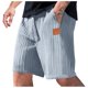 thumbnail image 2 of pstuiky Hombres bajos, Pantalones cortos casuales de moda para hombre, holgados, cómodos, con bolsillo y cordón, con cintura elástica Pantalones cortos cargo, 2 of 7