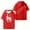 Red, variant on Russ Wild Hooded T-shirt Women Men Short Sleeve Tee Casual Fashion Tops