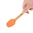 thumbnail image 3 of Bewildely Juego de 5 unidades de cepillo para hornear, cuchara, raspador, panadería casera, mango de madera, cabeza de silicona, Kit de Herramientas y accesorios para hornear, 3 of 6