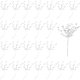 thumbnail image 1 of 25 Piezas de de Flores con Cuentas Acrílicas, Púas Acrílicas para Decoración de Bodas, Hogar y Flores., 1 of 6