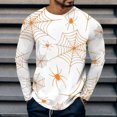 thumbnail image 2 of LUOGENLI T-shirts pour Homme pour Hommes T-Shirt Imprimé pour Homme T-Shirt à Manches Longues Col Ras du Cou Haut T-Shirt T-shirts pour Hommes T-shirts Graphiques T-shirts de Pêche Vêtements d'Été 4xlt T-shirts pour Hommes T-shirts Graphiques Saint-Valentin Blanc G, 2 of 5