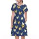 thumbnail image 1 of Balery Funny Chicken Vestidos sueltos de manga corta para mujer, vestidos de verano 2025, vestidos casuales de corte A con vuelo., 1 of 6