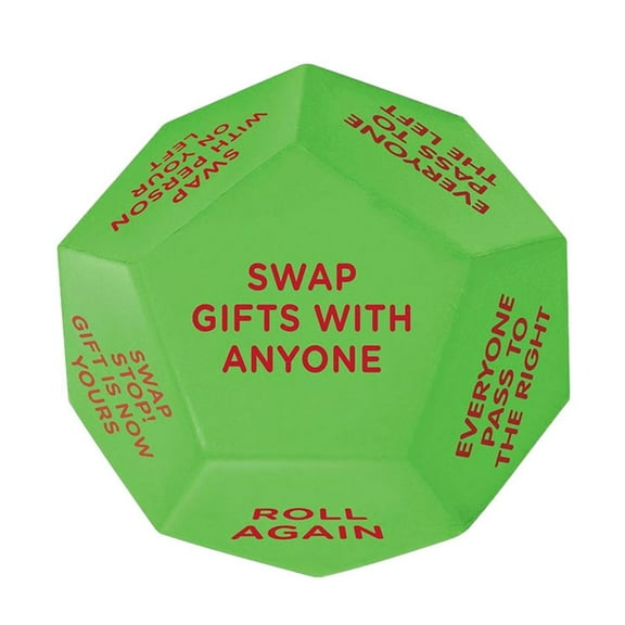 2025 Christmas Hilarious Gift Exchange Dice Santa Swap Game Perfect for Stocking Stuffers Party Family Night and Anniversary Fun