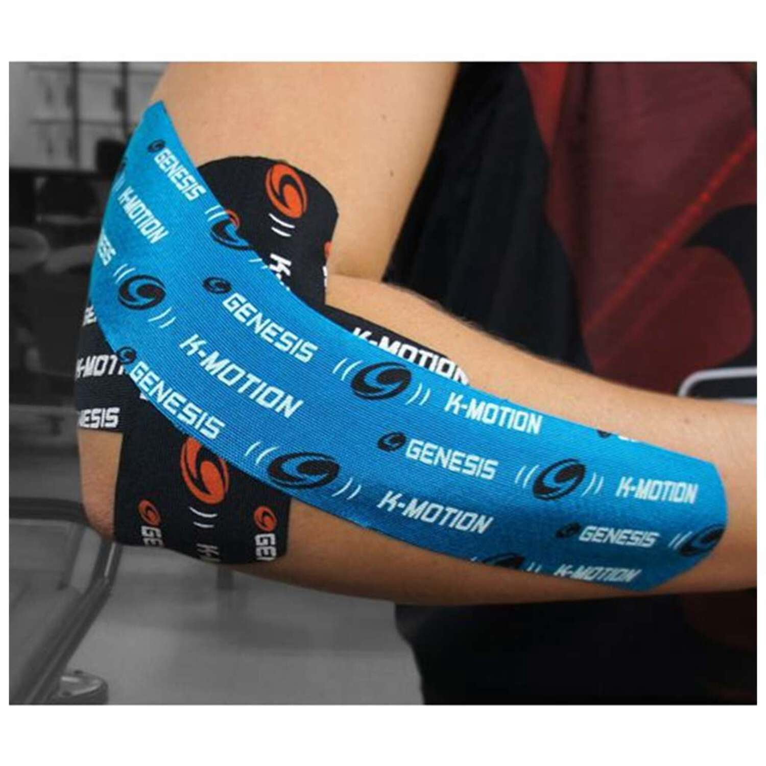 Genesis K-Motion Tape with Copper Infuzion- Blue Pre-Cut Pack