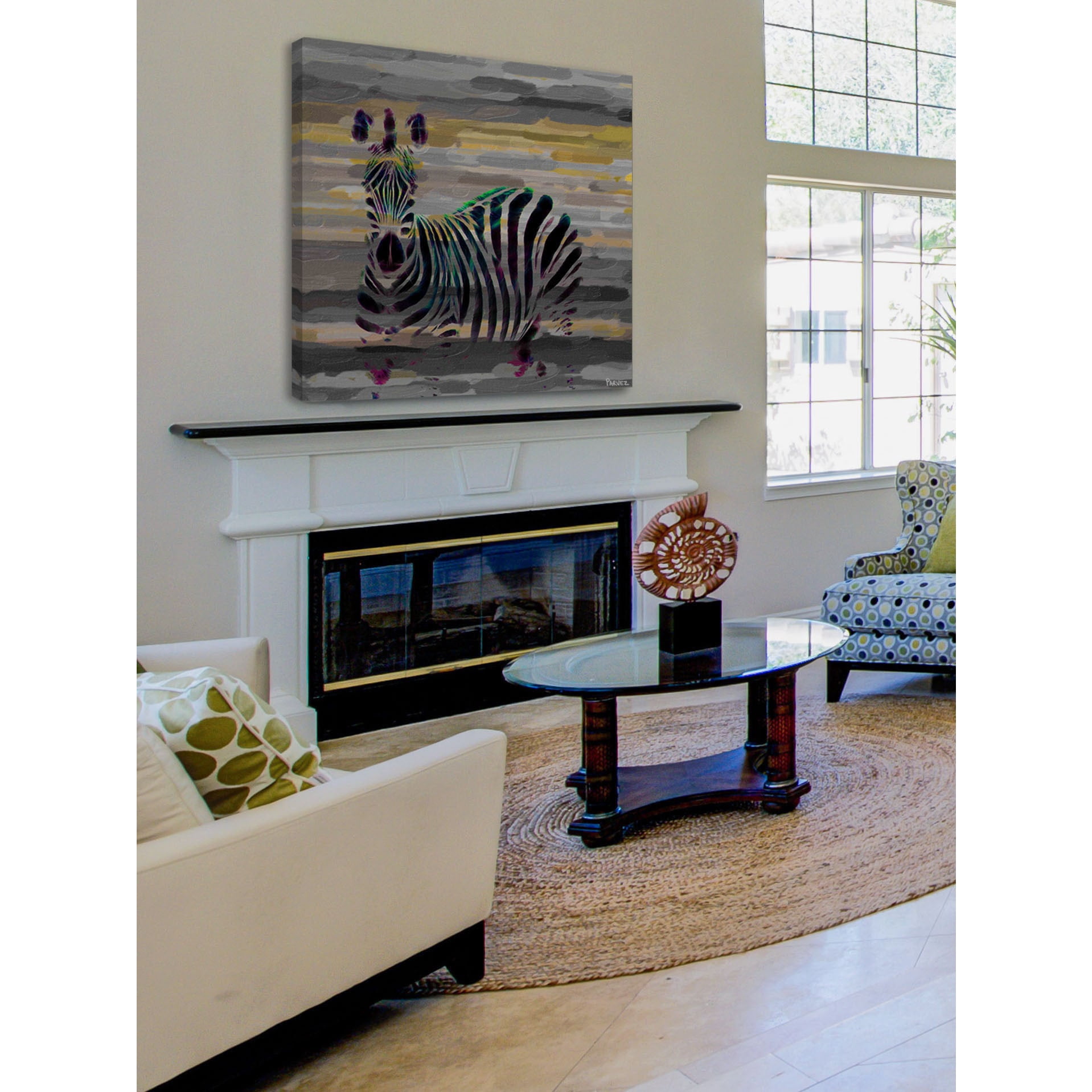 Parvez Taj Stripes Art Print on Premium Canvas