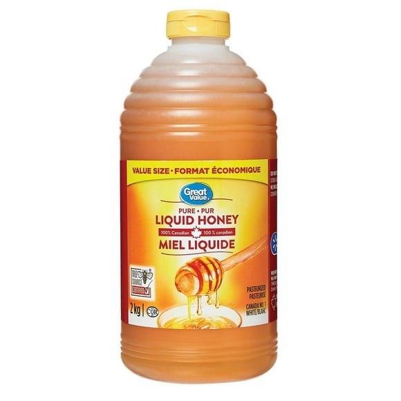 Great Value Pure Liquid Honey, 2 kg