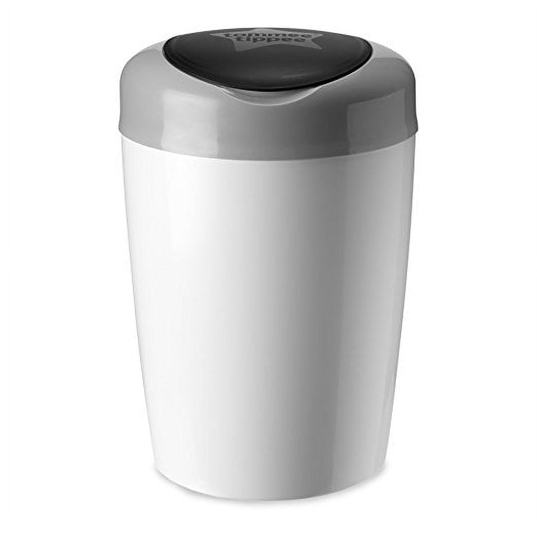 Tommee Tippee Simplee Diaper Pail With 4 Refill Cartridges - Gray 