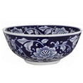 thumbnail image 2 of Renaissance Ceramic Bowl Set - Round Floral Design - 7.1"H - Stylish Centerpiece Decor, 2 of 5
