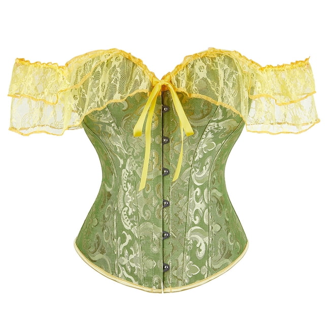 Corsé de corte retro de un solo carácter, corsé moldeador de cuello, corsé moldeador de pecho negro para mujer