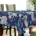 thumbnail image 3 of GZHJMY Koala Tablecloth, Rectangle Waterproof Washable Polyester Table Cover for Picnic Dinner Holiday Party Decor, 54 x 54 Inch, 3 of 7