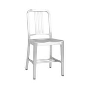 Nicer Furniture AP6118A-AL Modern Side Aluminum Chair Cafe Chair Dining Chair, Aluminum