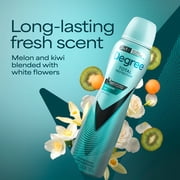 Degree UltraClear Black+White Antiperspirant Deodorant Dry Spray Anti-White Marks and Yellow Stains Pure Rain Antiperspirant for Women, 3.8 oz