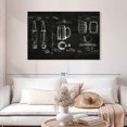 thumbnail image 2 of Elephant Stock Beer Compilation Bw Patent Wall Art - Horizontal Canvas Wall Art - Living Room Wall Decor - Food And Drink Canvas - Black And White Decor - 45" x 30", 2 of 8