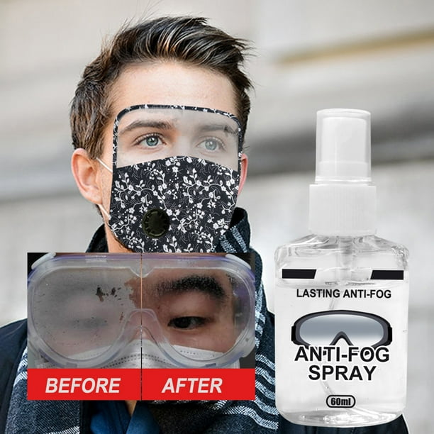 Limpiador de lentes de anteojos en aerosol antivaho Limpiador de lentes de anteojos en aerosol antiniebla Desempanador de larga duracion para anteojos