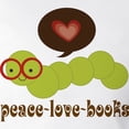 thumbnail image 3 of CafePress - Peacelovebooks Worm Brown Words - Women's Long Sleeve Relaxed Fit Cotton Light Pajama Set, 3 of 3