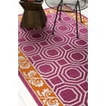 thumbnail image 4 of Mark&Day Wool Rugs, 2x8 Millry Modern Bright Pink/Burnt Orange Runner Area Rug, Pink Orange Grey Carpet for Hallway, Kitchen, Bedroom or Living Room (2'6" x 8' Runner), 4 of 4