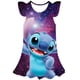 thumbnail image 1 of Vestido de punto de Disney para niñas, disfraz de princesa, vestido de fiesta de cumpleaños para niñas, vestido de punto de Disney de dibujos animados con mangas, vestido de punto 5T Gao Jinjia LED, 1 of 2