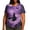 Multicolor top 1, variant on jobturf Halloween Shirts for Women Plus Size Short Sleeve Crew Neck Graphic Tees Holiday Party Festival Loose Fit T Shirt XL