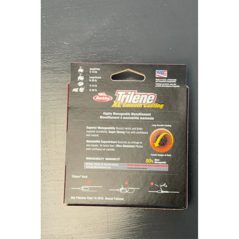  Trilene XL Smooth Casting Service Spools - Clear Fishing Line  - 6 lb. Test : Monofilament Fishing Line : Sports & Outdoors