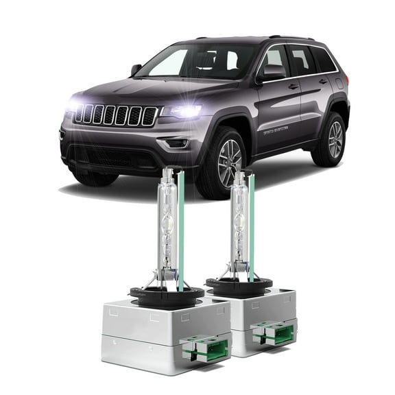 2pcs For 2014-2021 Jeep Grand Cherokee Hid Headlights D3S Xenon HID Bulbs  6000K Bright White 35W OEM