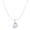 Silver, variant on (M) Initial Disc ONE IN A MILLION Pendant Necklace Gold Plating 18 Inch Chain + 2in Extender