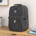 thumbnail image 3 of SHRRADOO Extra Large 50L Travel Laptop Backpack with combination lock, College High School Backpack Airline Approved Business Work Bag Fits 17 Inch Computer for Men Women, 3 of 8