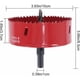 thumbnail image 2 of 2pcs Scie Cloche 100mm Bi Métal Scie Cloche Foret Heavy Duty Scie Cloche avec Arbre de Scie Cloche pour Fer Aluminium, Bois, Cloison Sèche, Tubes, Plastique, Panneaux de Fiber, 2 of 5