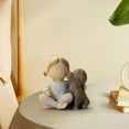 thumbnail image 5 of WLPZXP Girl And Dog Statue, Collectible Resin Sculpture for Living Room, Table And Desk, 5 of 8