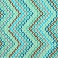 thumbnail image 1 of Ahgly Company Indoor Square Abstract Light Blue Contemporary Area Rugs, 7' Square, 1 of 4