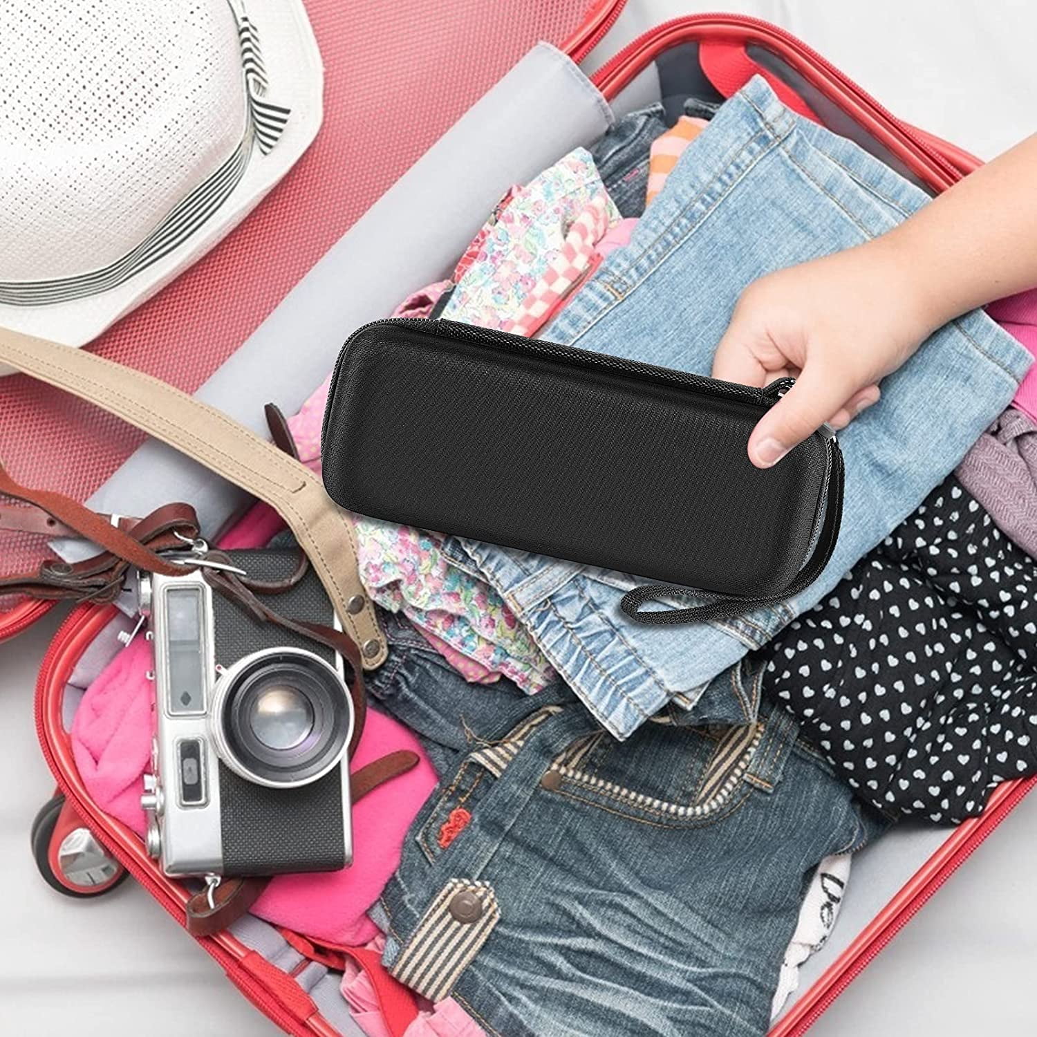 Bonarca, Electric Toothbrush Travel Case, Black, 8.66