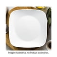 thumbnail image 4 of Plato Ensalada Corelle Pure White Cuadrado 22cm Blanco, 4 of 4