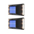 thumbnail image 1 of Warm2 uds, candelabro de pared Solar moderno, accesorios de lámpara Solar impermeables con 2 colores para decoración de jardín, Villa, Patio, 1 of 1