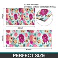 thumbnail image 7 of Pioneer Flower Floral Print Pattern Kitchen Rugs Sets Of 2,Anti Fatigue Kitchen Mat Rugs Non Slip Washable,Decorative Kitchen Floor Mats for Kitchen,Sink,Laundry,17"x30"+17"x47", 7 of 7