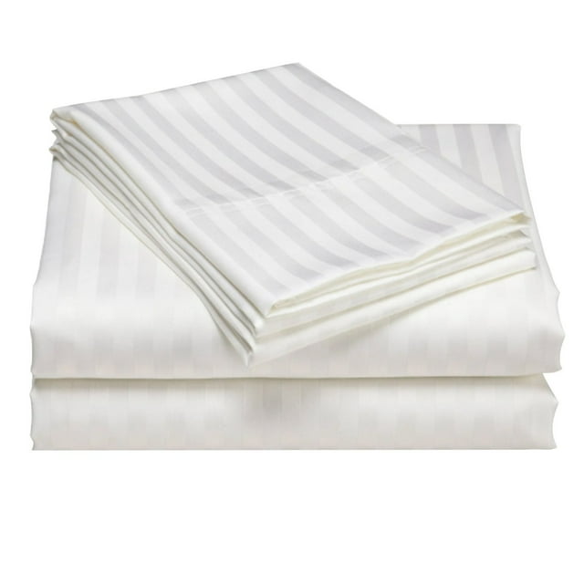 Ensemble de Lit Quatre Pièces en Tissu de Laine Uni Incrusté Ensemble de Draps