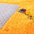 thumbnail image 4 of Junovo Super Soft Fluffy Area Rugs Modern Shag Rug for Bedroom Living Room,Cute Carpets for Kids Nursery Girls Home Dorm,3'x5',Orange, 4 of 7