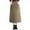 Green, variant on KHONTS Women's Elastic Waist Quilted Skirt Winter Warm Padded Quilted Midi Long Puffer Insulated Skirt with Pockets XL