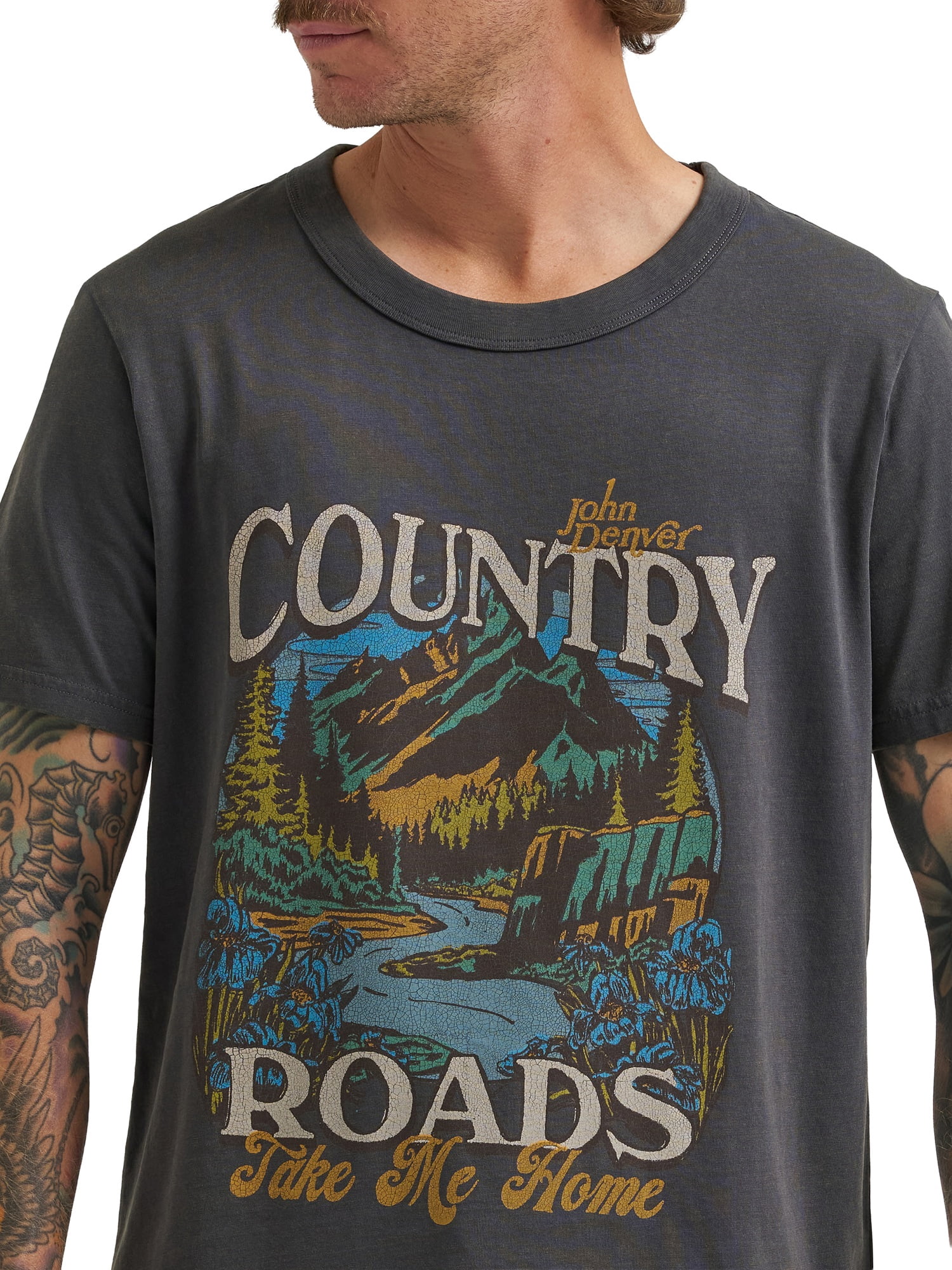 Wrangler® Men's John Denver Short Sleeve Graphic Tee, Sizes S-3XL