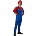 thumbnail image 4 of Disfraz de Super Mari Bros. para Halloween, carnaval, Luigi, para hombre y mujer, mono elegante con sombrero, bigote y guantes., 4 of 6