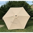 thumbnail image 2 of Bellrino Decor 53" 6 Rib Beige Patio Umbrella Canopies, Fade Resistant, 2 of 2