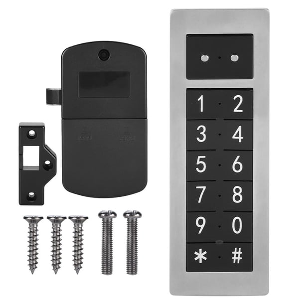 Cerradura De Código De Puerta De Gabinete De Número De Teclado De Contraseña Digital Electrónica De Acero Inoxidable Sweethay EL008199-00